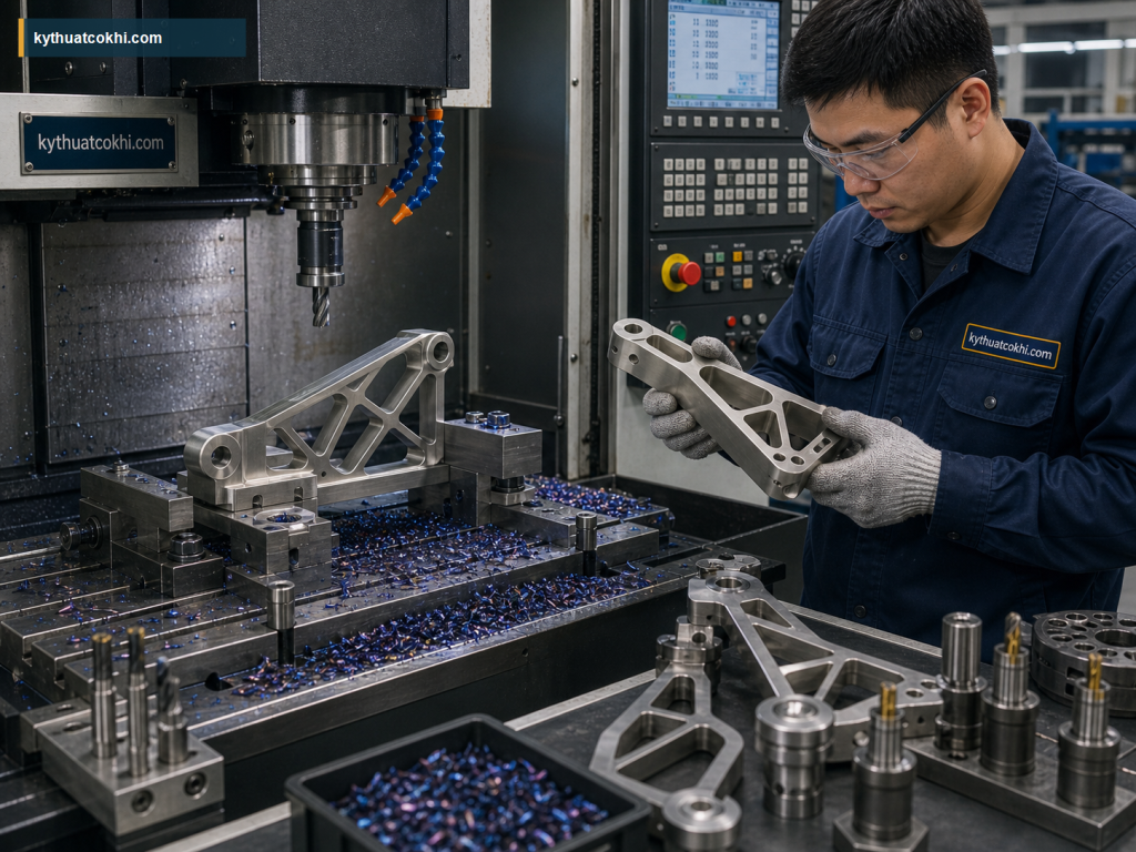 Gia công titan và hợp kim nhẹ
