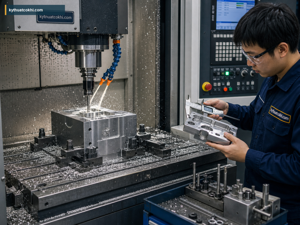 Phay CNC chi tiết máy