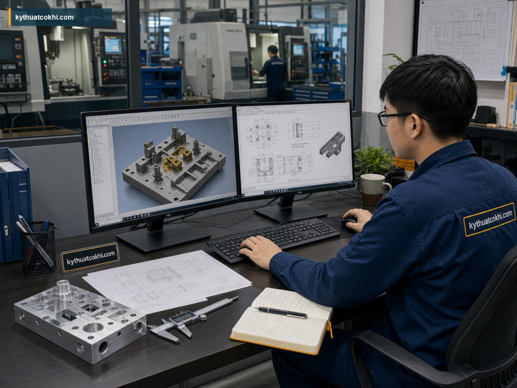 Thiết kế CAD/CAM, lập bản vẽ gia công